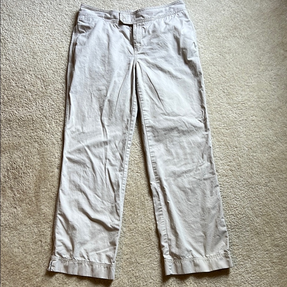 Eddie Bauer Tan Chinos Classic Straight-Leg